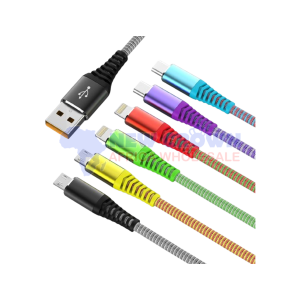 3A FAST CHARGING USB DATA CABLE MULTI COLOR (MICRO)