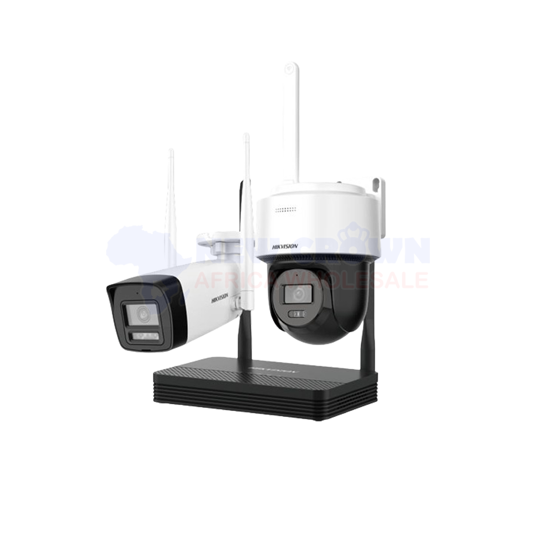 4MP H.265 One bullet + One PTDome WIFI NVS KIT - MODEL NKS424W03H