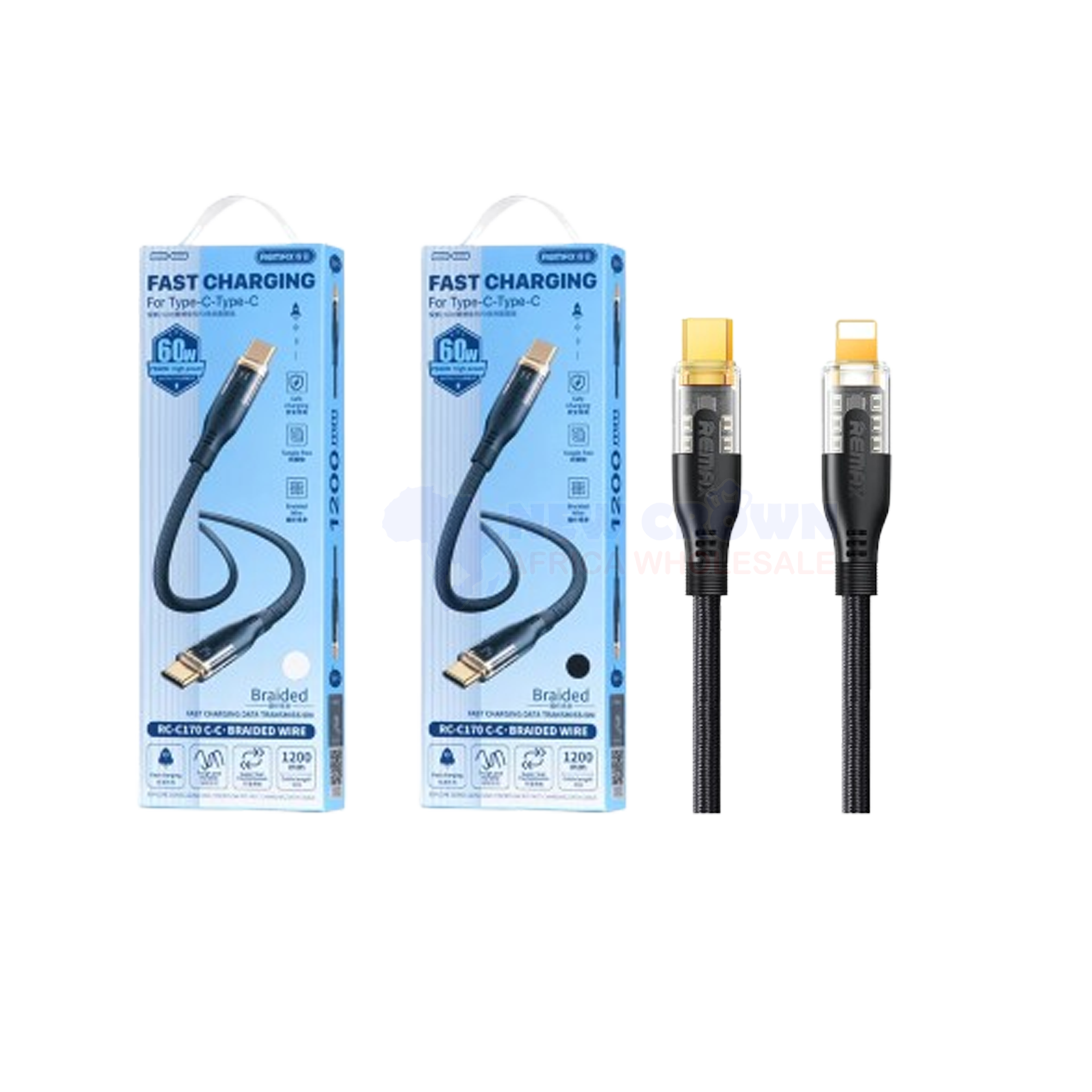 REMAX DATA CABLE TYPE C - MODEL RC-C170 C-C