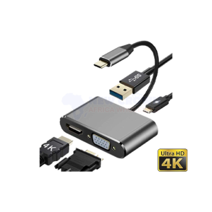 USB-C TO HUN 4 IN 1 - HDTV + USB