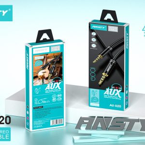 ANSTY TYPE-C -3.5MM JACK AUDIO AUX CABLE. METAL SHELL CONNECTORS FABRIC WIRE